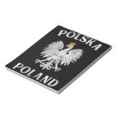 ポーランドイーグルTポーランドコートオブアームズポルスカ ノートパッド (回転)