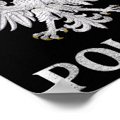 ポーランドイーグルTポーランドコートオブアームズポルスカ ポスター (角)