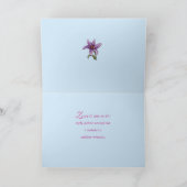 ポーランドイースター恵み、ワイルドフラワー シーズンカード (内部)