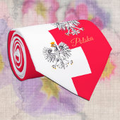 ポーランドエレガント国旗のネックタイ，イーグル/ポーランド ネクタイ