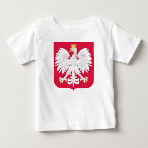 ポーランドエンブレム-ポーランドシールド-ポルスカハーブポルスキー ベビーTシャツ