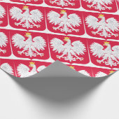 ポーランドエンブレム-ポーランドシールド-ポルスカハーブポルスキー ラッピングペーパー (角)