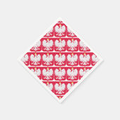 ポーランドエンブレム – ポーランドシールド – ポルスカハーブポルスキ スタンダードカクテルナプキン (角)