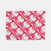 ポーランドエンブレム – ポーランドシールド – ポルスカハーブポルスキ フリースブランケット (正面(横))