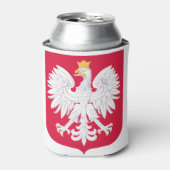 ポーランドエンブレム – ポーランドシールド – ポルスカハーブポルスキ 缶クーラー (缶正面)