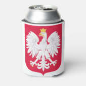 ポーランドエンブレム – ポーランドシールド – ポルスカハーブポルスキ 缶クーラー (缶裏面)