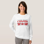 ポーランドカナダ国旗 Tシャツ (正面フル)