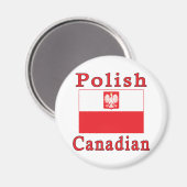 ポーランドカナダ《鳥》ハヤブサ国旗 マグネット (正面/裏面)