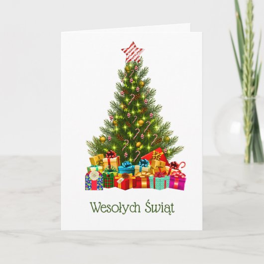 ポーランドクリスマスカード – ボージー(Booe)ナロゼニー カード (正面)