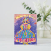 ポーランドクリスマスカード ポストカード (スタンド正面)