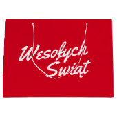 ポーランドクリスマス抱き枕 ラージペーパーバッグ (正面)