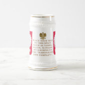 ポーランドクレストパーソナライズされた ビールジョッキ (中央)