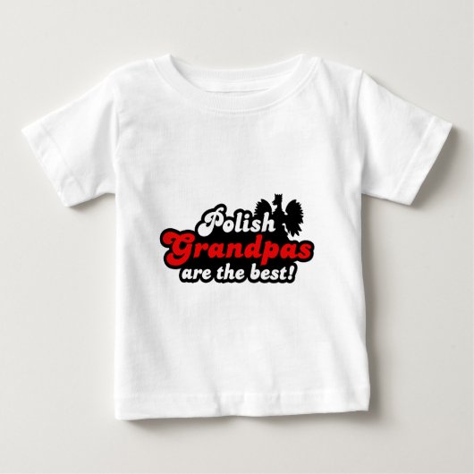 ポーランドグランドパ ベビーTシャツ (正面)