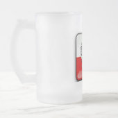 ポーランドコートオブアームズ フロストグラスビールジョッキ (左)