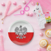 ポーランドコートオブアームズ ペーパープレート (パーティー)