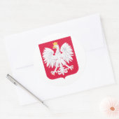 ポーランドコート・オブ・アームズ ラウンドシール (封筒)