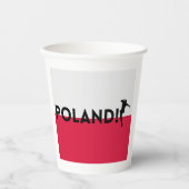 ポーランドサッカー 紙コップ (正面)