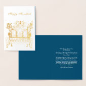 ポーランドシナゴーグハヌカランプ 箔カード (ディスプレー)