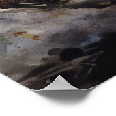 ポーランドシープドッグアートプリントポスター ポスター (角)