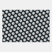 ポーランドシープドッグ絵を描ズオリジナルドッグアート ラッピングペーパーシート (正面3)