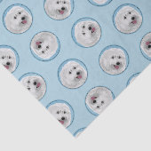 ポーランドシープドッグ絵を描ズオリジナルドッグアート 薄葉紙 (詳細)