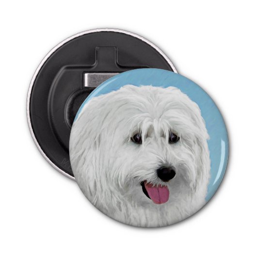 ポーランドシープドッグ絵画ズ – オリジナルドッグAr 栓抜き (正面)