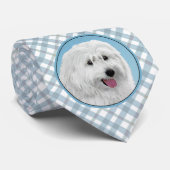 ポーランドシープドッグ絵画ズ – ドッグアート ネクタイ (ロール)