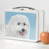 ポーランドシープドッグ絵画ズ – ドッグアート メタルランチボックス (インサイチュ)