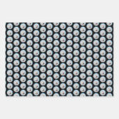 ポーランドシープドッグ絵画ズ – ドッグアート ラッピングペーパーシート (正面3)