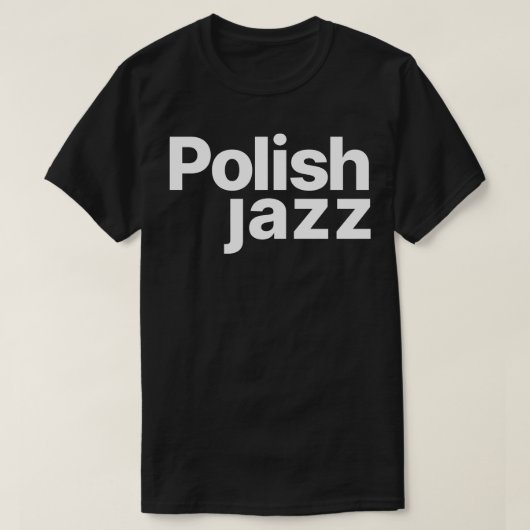 ポーランドジャズ Tシャツ (デザイン正面)