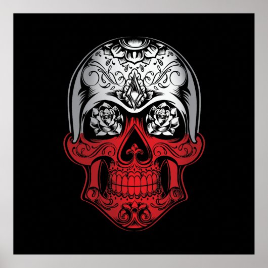 ポーランドスカルバラ国旗 ポスター (正面)