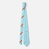 ポーランドストライプ国旗のネックタイ ネクタイ (裏面)