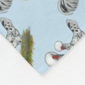 ポーランドスプラッシュチキン フリースブランケット (角)