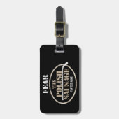 ポーランドソーセージ（ホッケー）ラゲッジタグを恐れる ラゲッジタグ (正面縦)