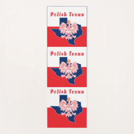 ポーランドテキサンとテキサス州の地図 ヨガマット