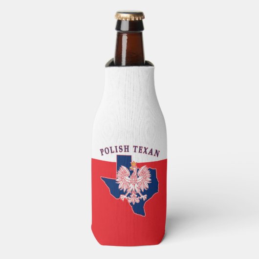 ポーランドテキサンイーグルの地図 ボトルクーラー (ボトル正面)