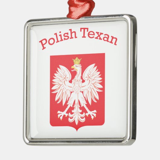 ポーランドテキサンイーグルシールド メタルオーナメント (左)