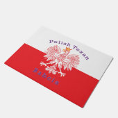 ポーランドテキサンイーグルバブシア ドアマット (アングル)