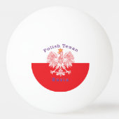 ポーランドテキサンイーグルブシア 卓球ボール (裏面)