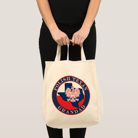 ポーランドテキサングランドラウンド トートバッグ (正面(商品))