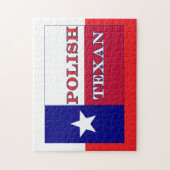 ポーランドテキサンテキサス州国旗 ジグソーパズル (縦)