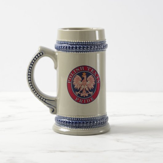 ポーランドテキサンプライド ビールジョッキ (左)