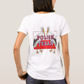 ポーランドテキサンホワイトストーク Tシャツ (裏面)