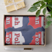 ポーランドテキサンポーランドの地図 薄葉紙 (ギフト)