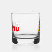 ポーランドデザイン花。 ウイスキーグラス (右)