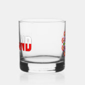 ポーランドデザイン花。 ウイスキーグラス (右)