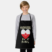 ポーランドナースRNはポーランドから最高の エプロン (着用した状態)