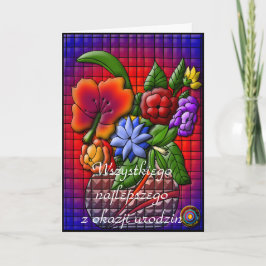 ポーランドハッピーバースデー カード