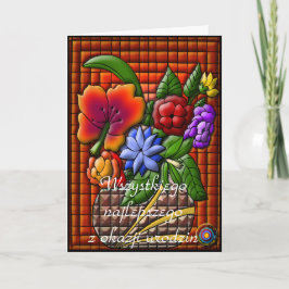 ポーランドハッピーバースデー カード