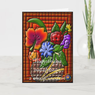 ポーランドハッピーバースデー カード